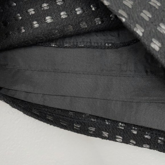 New Very J Shiny Stitch Textured Weave Shorts Black Size Small - Picture 7 of 16